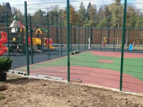 Забор на детскую площадку 50 метров фото в Пушкино